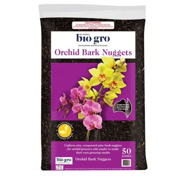 orchid potting mix australia Ausgro Orchid Bark Nuggets 50 Litre (Biogro)