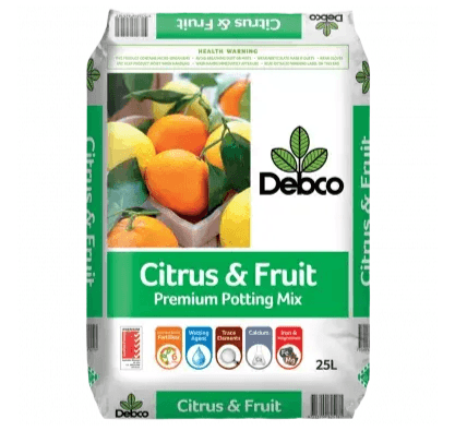 debco premium potting mix Debco Citrus & Fruit Potting Mix 25 L