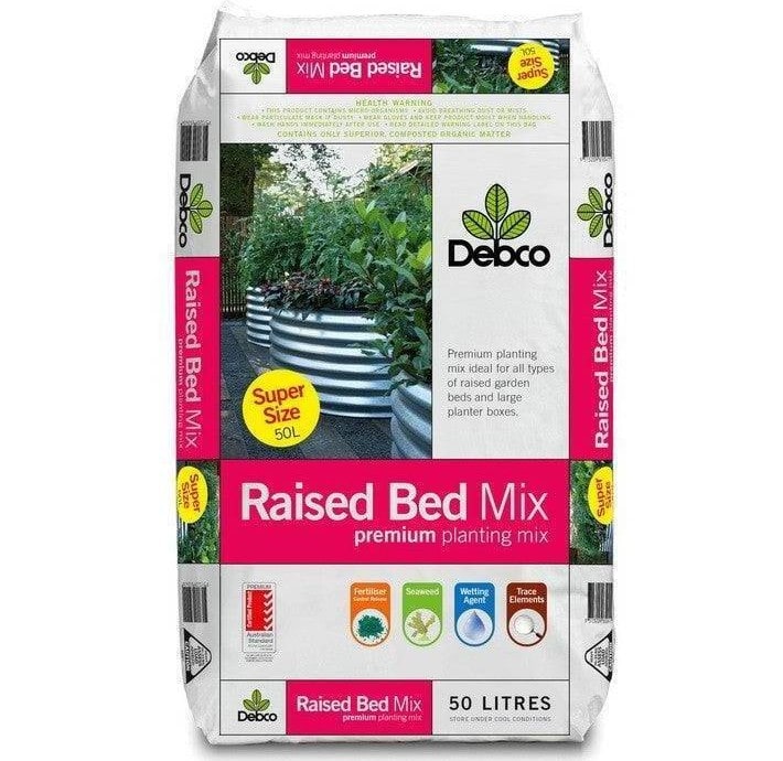 debco premium potting mix Debco Premium Raised Garden Bed Mix 50L