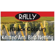 Knitted Anti Bird Netting BLACK 30gsm