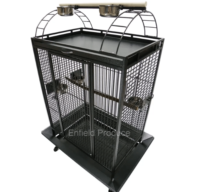 Large Parrot Cage w Playground Top 066(7)(9)(2)(4) - Enfield Produce