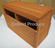 Chicken Nest Laying Box DOUBLE. Back View