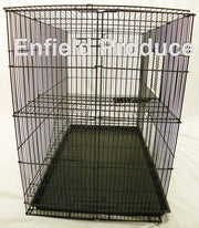 Large Rat Cage Black 75 cm 3023: SIDE ANGLE
