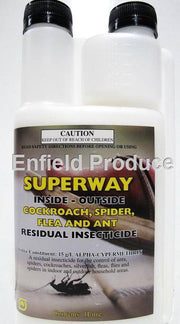 Superway Cockroach Insecticide Concentrate 1 Litre: INSTRUCTIONS front