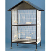 Extra Large Aviary Cage - Black & White (0594)