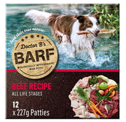 Dr B's Barf Dog Food - Beef 2.7kg (12 x 227g) - Enfield Produce: Pet & Garden Supplies