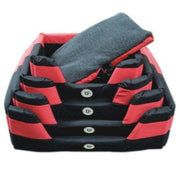 Bono Fido Stay Dry Baskets Dog Beds RED