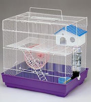 Double Storey Mouse Cage MEDIUM 3474 Purple Colour