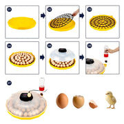 Egg Incubator, Fits 48 Chicken Eggs, Fully Automatic JN48: IMAGE OF ASSEMBLY INSTRUCTIONS