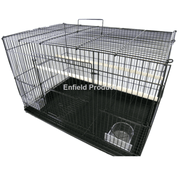 Extra Wide Flight Bird Cage (Exercise Cage) Black Colour