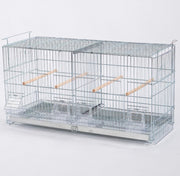 Galvanised Canary Breeder Cage with Removable WIRE DIVIDER (2411)