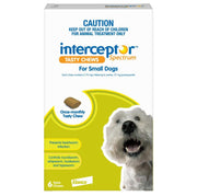 Interceptor Spectrum 4-11kg Small Dog GREEN Chews 6 Months