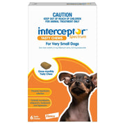 Interceptor Spectrum 4kg Extra Small Dog BROWN Chews 6 Months