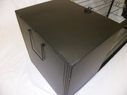 Metal Rabbit Hutch 1.5m Black: ENCLOSED SECTION