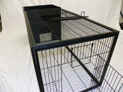 Metal Rabbit Hutch 1.5m Black: SIDE DOOR