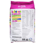 Neutrog Kahoona 20kg | Fertiliser for Azaleas, Camellias & Acid Loving Plants BACK PHOTO