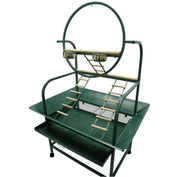 Extra Large Metal Parrot Stand on Wheels