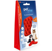 Pet+Me Universal Pet Silicone Brush: RED