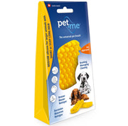 Pet+Me Universal Pet Silicone Brush: YELLOW