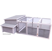 Running Pen and Chicken House Coop Combined