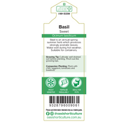 Sweet Basil Vegie Patch Punnet | TICKET Oasis Seedlings