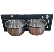 Swivel Bird Feeder with 2 Cups | Swinging Bowls