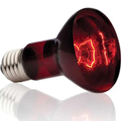 Temperature Chart for Exo Terra Heat Glo Infrared Heat Lamp: GLOBE ONLY