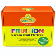 Vasili’s Choice Fruition Garden Fruit Fly Trap box containing two traps