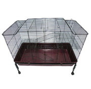 XL Ferret & Rabbit Hutch on Wheels - Enfield Produce: Pet & Garden Supplies