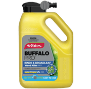 Yates Buffalo Pro Lawn Weedkiller Bindii & Clover 2L Hose On