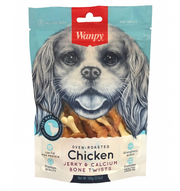 Wanpy Dry Chicken Jerky and Calcium Bone Twists - Enfield Produce: Pet & Garden Supplies