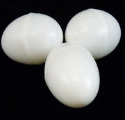 Plastic Poultry Dummy Egg (WHITE) - Enfield Produce: Pet & Garden Supplies