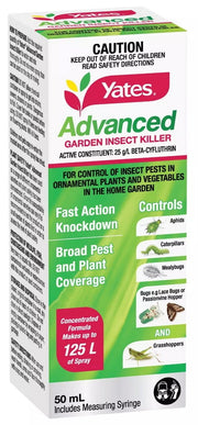 yates advanced garden 50ml front label