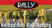 Black Coloured Knitted Anti-Bird Netting