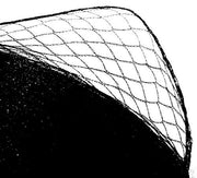 Black Coloured Knitted Anti-Bird Netting