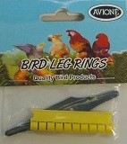 Avione Plastic Split Rings: BUDGIE