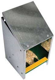 Chicken Feeder Automatic Galvanised Wall Mountable Zinc Plated 2.5Kg