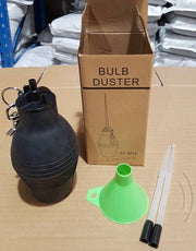 Black Bulb Insecticidal Duster for Diatomaceous Earth with funnel