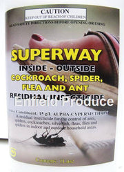 Superway Cockroach Insecticide Concentrate 1 Litre (Indoor & Outdoor)